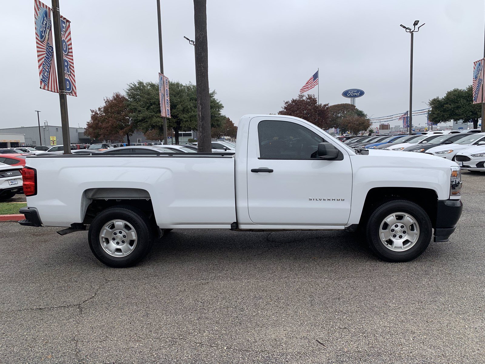 Pre-Owned 2018 Chevrolet Silverado 1500 Work Truck Regular Cab Pickup ...