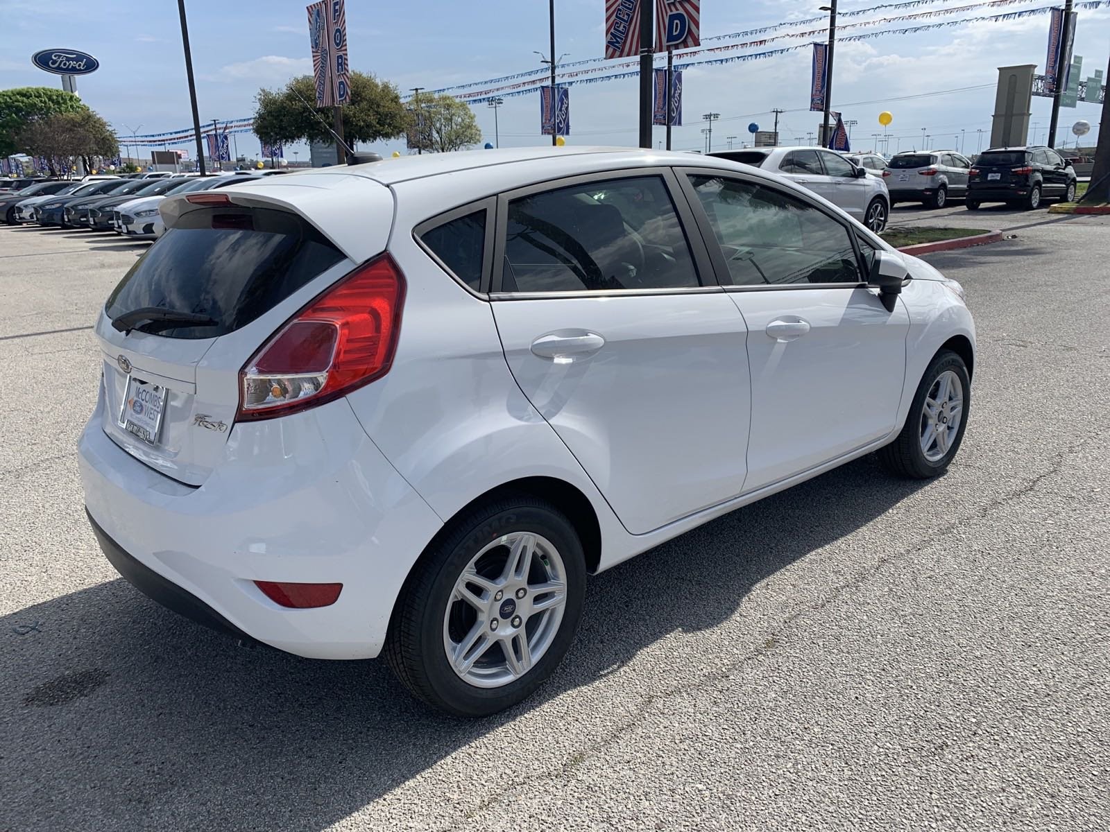 New 2019 Ford Fiesta Se Hatchback In San Antonio 990934 Red Mccombs